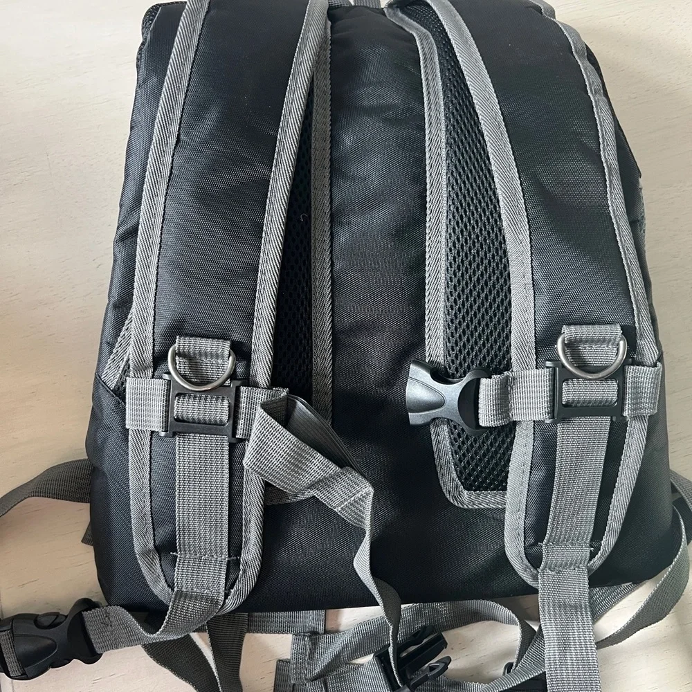 YUDODO Pet Dog Sling Carrier Breathable Mesh Travel Safe Bag Gray Teal NEW
